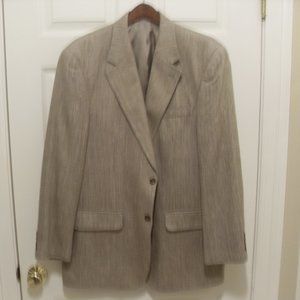 Savile Row Sport Coat in Tan & Cream Tweed 42L